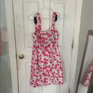 Lilly Pulitzer Pink and White Sundress